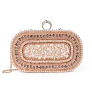 The Sapphire - Oval Crystal Clutch